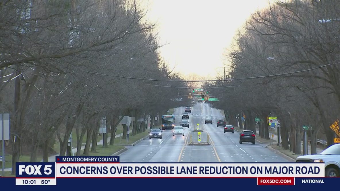 Concerns arise over possible lane reductions on major Bethesda road
